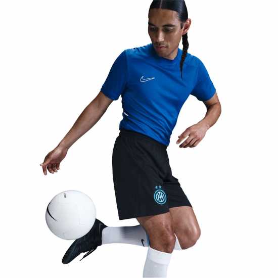 Футболни тренировъчни долнища Nike Inter Milan Home Shorts 2025 2026 Adults Nike Inter Milan Home Shorts 2025 2026 Adults Футболни тренировъчни долнища
