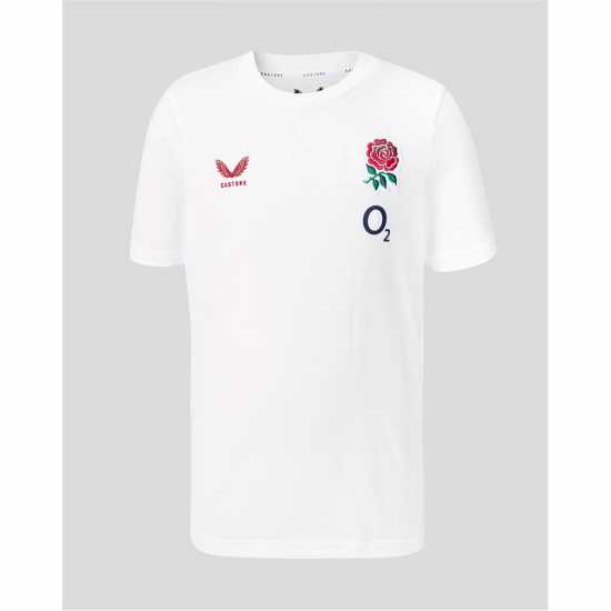 Castore Kids England Rugby 2026 Short Sleeve Performance T-Shirt Castore Kids England Rugby 2026 Short Sleeve Performance T-Shirt