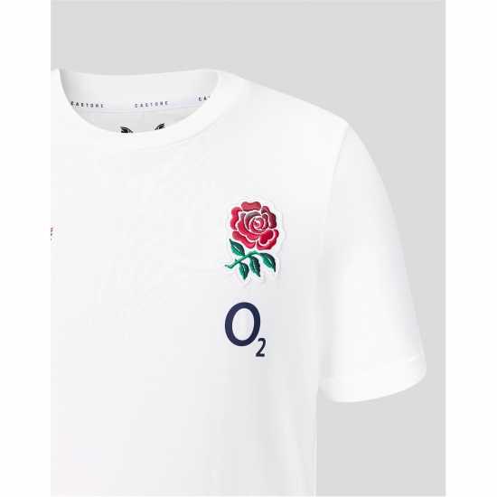 Castore Kids England Rugby 2026 Short Sleeve Performance T-Shirt Castore Kids England Rugby 2026 Short Sleeve Performance T-Shirt
