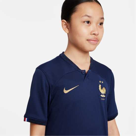 Nike Домакинска Футболна Фланелка France Home Shirt 2022 Juniors  Футболна разпродажба