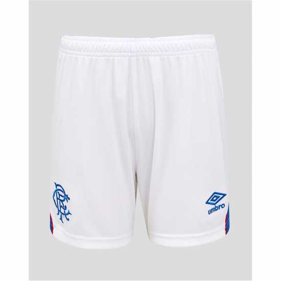Футболни тренировъчни долнища Umbro Rangers Home Shorts 2025 2026 Adults Umbro Rangers Home Shorts 2025 2026 Adults Футболни тренировъчни долнища