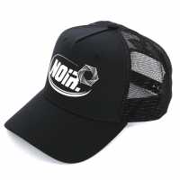 Societe Noir Men's Swoosh Mesh Trucker Cap Black/White Societe Noir Men's Swoosh Mesh Trucker Cap Black/White