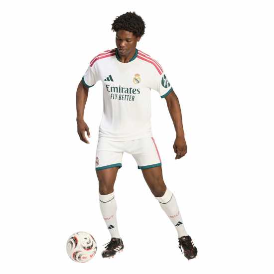 Adidas Real Madrid Home Short 2026/27 Mens Adidas Real Madrid Home Short 2026/27 Mens