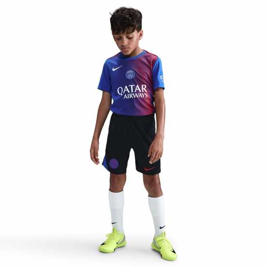 Детски къси панталони Nike Psg Strike Shorts 2025 2026 Juniors Nike Psg Strike Shorts 2025 2026 Juniors Детски къси панталони