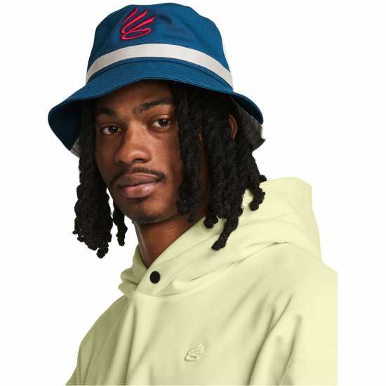 Under Armour Рибарска Шапка Armour Unisex Curry Bucket Hat Adults Blue Under Armour Armour Unisex Curry Bucket Hat Adults Blue