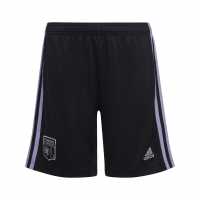 Adidas Kids  Olympique Lyonnais Third Shorts 22/23 Black 