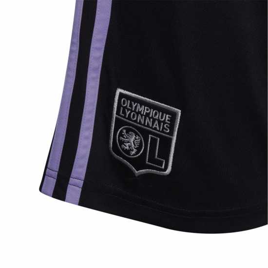 Adidas Kids  Olympique Lyonnais Third Shorts 22/23 Black 