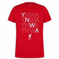 Team Памучна Мъжка Тениска Liverpool Fc Cotton T Shirt Mens Red Мъжко облекло за едри хора