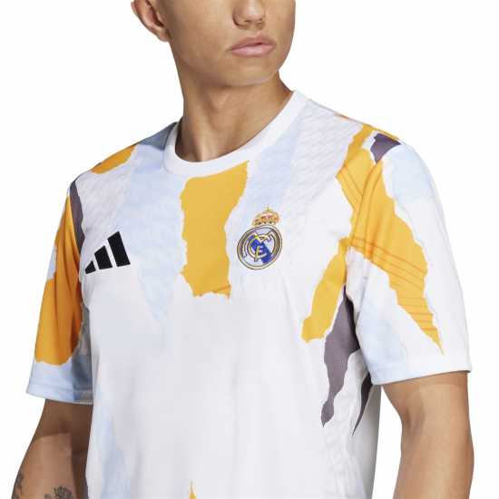 Adidas Real Madrid Pre Match Shirt 2024 2025 Adults  