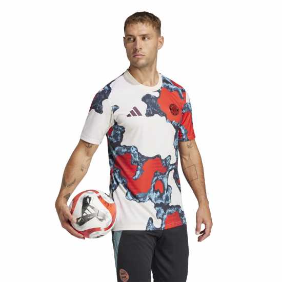 Adidas Bayern Munich Prematch Shirt 2024 2025 Adults  