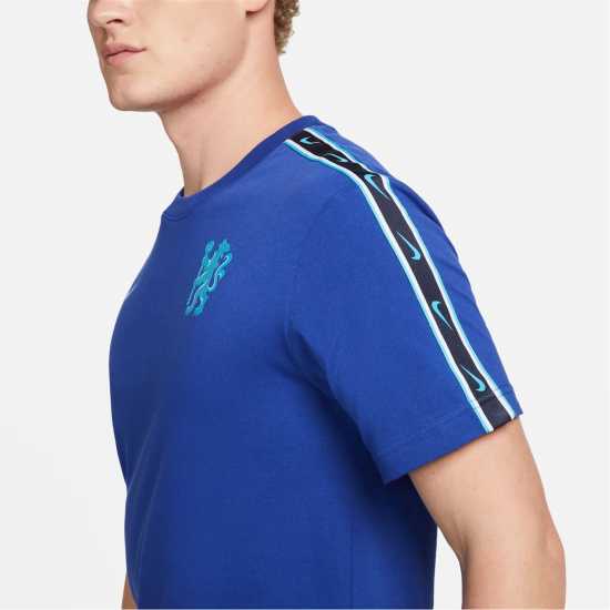 Nike Мъжка Риза Chelsea Repeat T-Shirt Mens Rush Blue Мъжки ризи