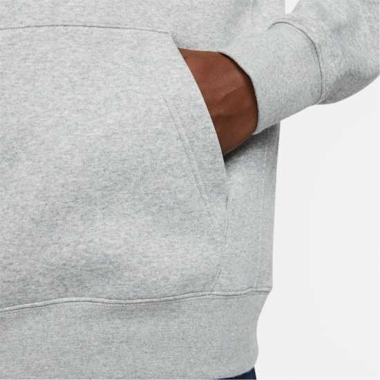 Nike Men's Pullover Fleece Hoodie Grey/Obsidian Мъжки суитчъри и блузи с качулки