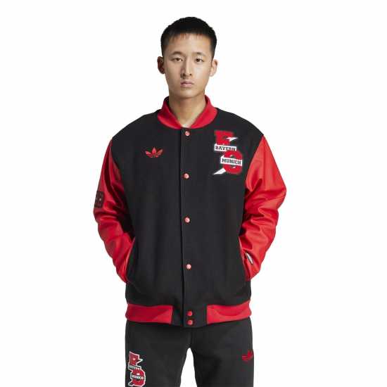 Футболни тренировъчни якета Adidas Bayern Munich Vrct Jacket Adults Adidas Bayern Munich Vrct Jacket Adults Футболни тренировъчни якета
