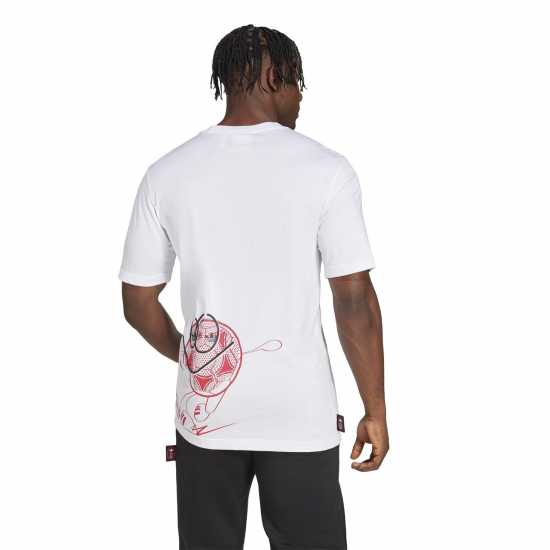 Adidas Ajax Amsterdam Graphic T-Shirt Adults Adidas Ajax Amsterdam Graphic T-Shirt Adults