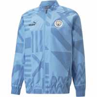 Puma Мъжки Анорак Mcfc Prematch Jacket Anorak Mens  Футболни тренировъчни горнища