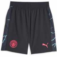 Puma Mcfc Shorts Cb Promo Football Short Mens Dark Navy 