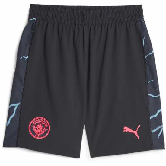 Puma Mcfc Shorts Cb Promo Football Short Mens Dark Navy 