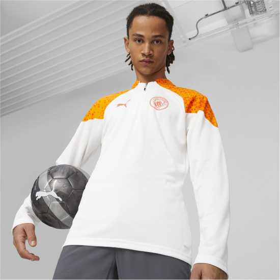 Puma Mcfc Training 1/4 Zip Top Pro Drill Mens Puma Mcfc Training 1/4 Zip Top Pro Drill Mens