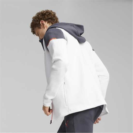 Puma Мъжки Суитшърт Mcfc Casuals Hooded Jkt Hoody Mens Puma White Puma Мъжки Суитшърт Mcfc Casuals Hooded Jkt Hoody Mens Puma White