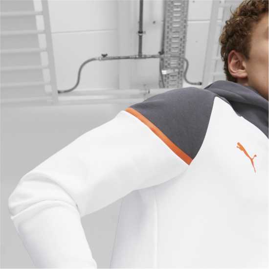 Puma Мъжки Суитшърт Mcfc Casuals Hooded Jkt Hoody Mens Puma White Puma Мъжки Суитшърт Mcfc Casuals Hooded Jkt Hoody Mens Puma White