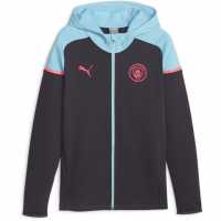 Puma Мъжки Суитшърт Mcfc Casuals Hooded Jkt Hoody Mens Dark Navy