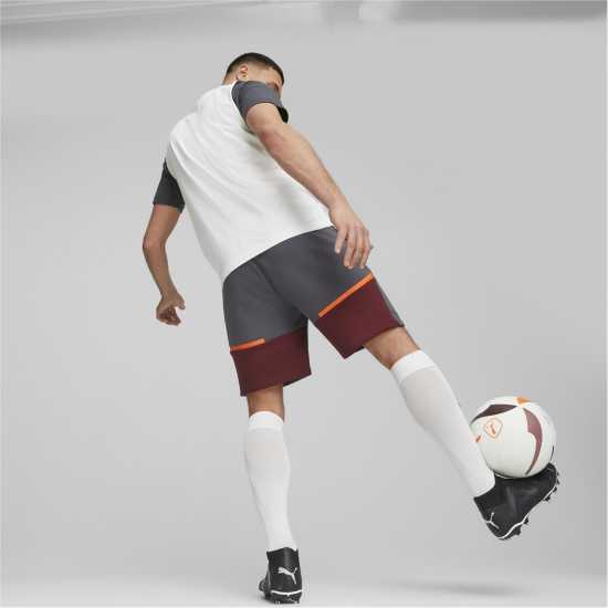 Puma Mcfc Casuals Shorts Football Short Mens Strong Grey 