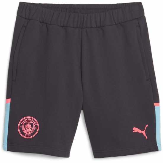 Puma Mcfc Casuals Shorts Football Short Mens Dark Navy 