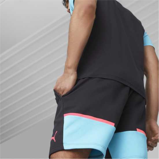 Puma Mcfc Casuals Shorts Football Short Mens Dark Navy 