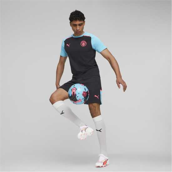 Puma Mcfc Casuals Shorts Football Short Mens Dark Navy 