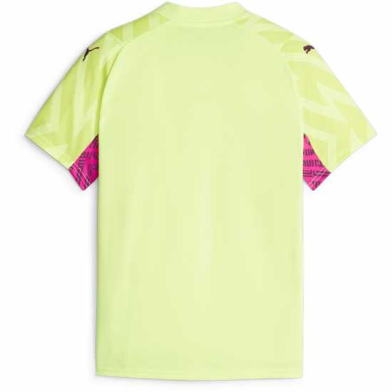 Puma Mcfc Gk Jersey Replica Ss Jr Goalkeeper Top Unisex Kids Fast Yellow 