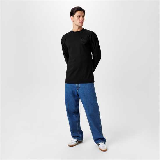 Score Draw England '66 Black Out Long Sleeve Shirt  