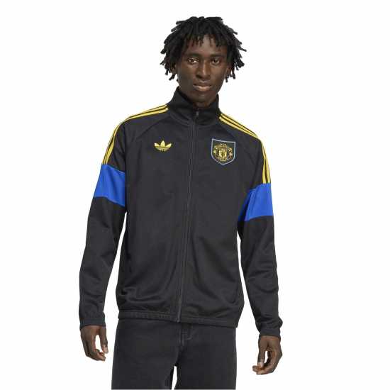 Adidas Мъжко Спортно Горнище Manchester United Lfstlr Tracksuit Top Mens Adidas Мъжко Спортно Горнище Manchester United Lfstlr Tracksuit Top Mens