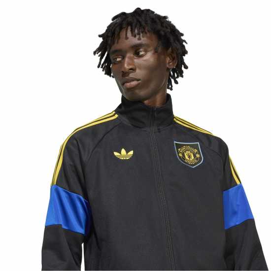 Adidas Мъжко Спортно Горнище Manchester United Lfstlr Tracksuit Top Mens Adidas Мъжко Спортно Горнище Manchester United Lfstlr Tracksuit Top Mens