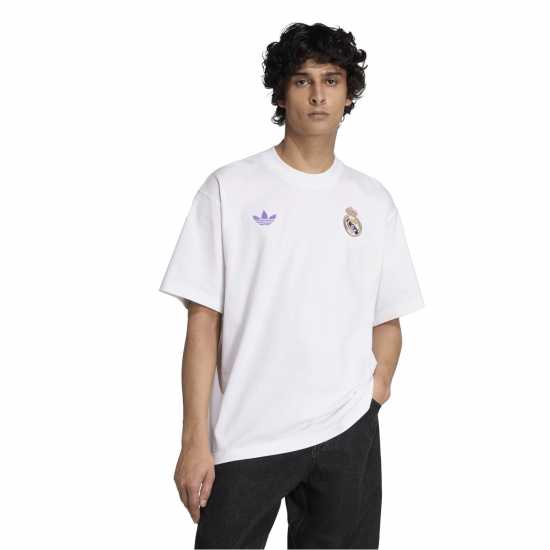 Adidas Real Madrid Originals Lfstlr T-Shirt 25/26 Mens  