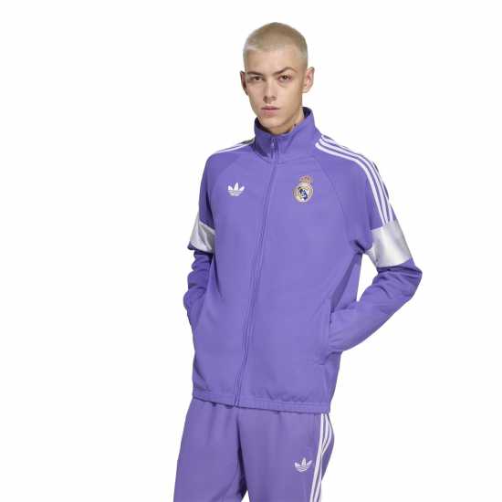 Adidas Real Madrid Originals Tracksuit Top 25/26 Mens  