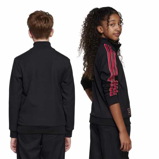 Футболни екипи за бягане Adidas Детско Спортно Горнище Manchester United Fc Terrace Icons Track Top Juniors Adidas Детско Спортно Горнище Manchester United Fc Terrace Icons Track Top Juniors Футболни екипи за бягане