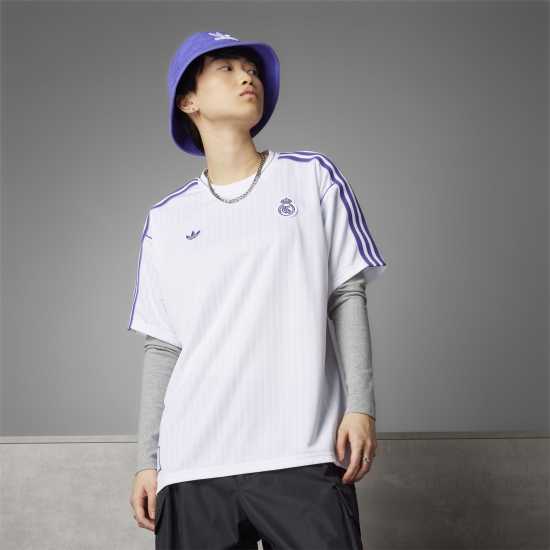 Adidas Real Madrid Icon T-Shirt Adults  