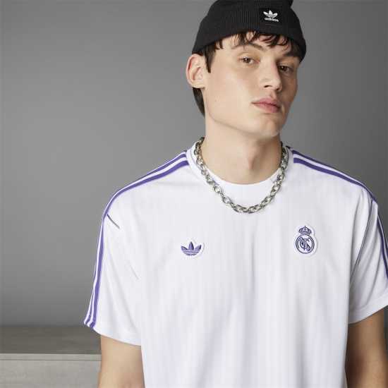 Adidas Real Madrid Icon T-Shirt Adults  