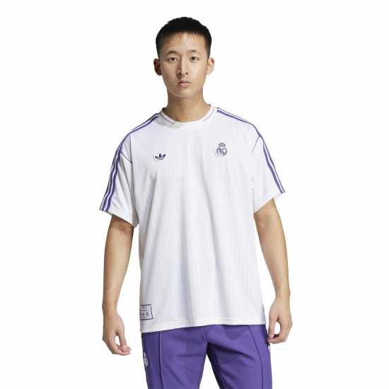 Adidas Real Madrid Icon T-Shirt Adults  