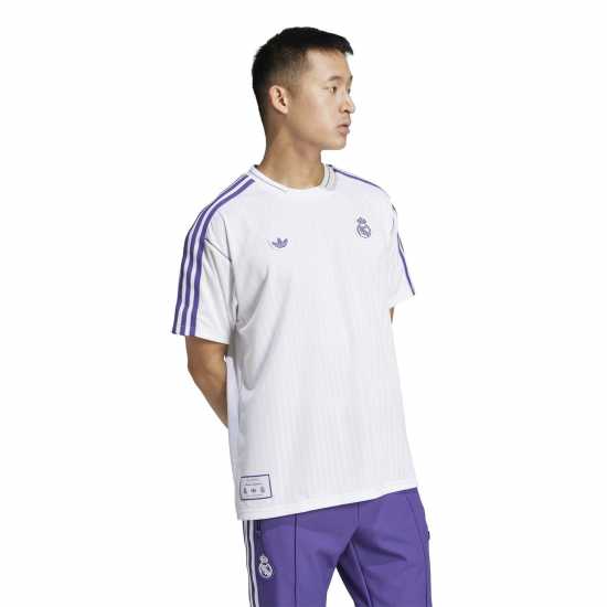 Adidas Real Madrid Icon T-Shirt Adults  