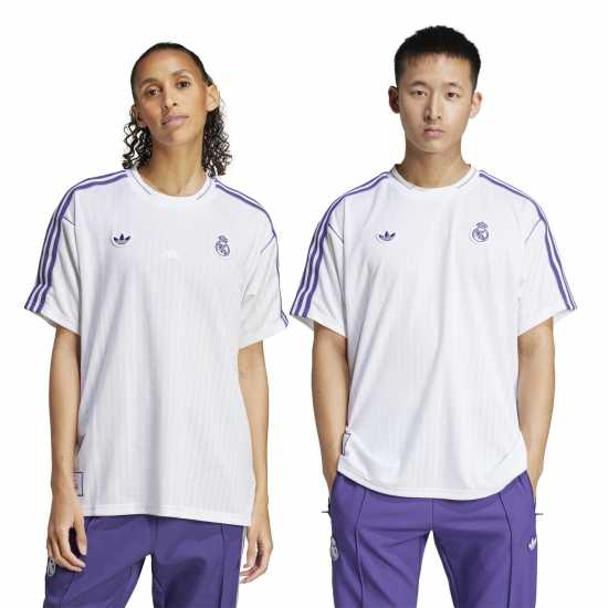 Adidas Real Madrid Icon T-Shirt Adults  