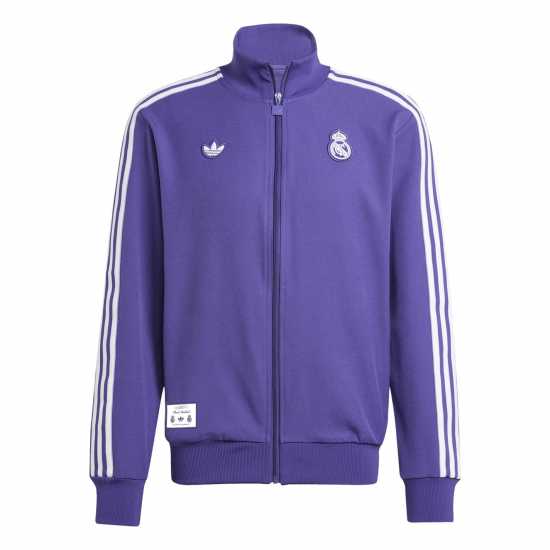 Adidas Real Madrid Terraces Icon Tracksuit Top Adidas Real Madrid Terraces Icon Tracksuit Top