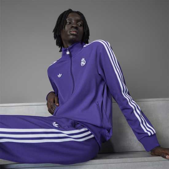 Adidas Real Madrid Terraces Icon Tracksuit Top Adidas Real Madrid Terraces Icon Tracksuit Top