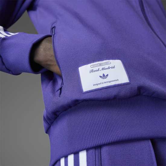 Adidas Real Madrid Terraces Icon Tracksuit Top Adidas Real Madrid Terraces Icon Tracksuit Top