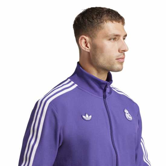 Adidas Real Madrid Terraces Icon Tracksuit Top Adidas Real Madrid Terraces Icon Tracksuit Top