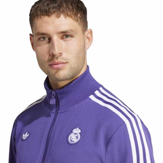 Adidas Real Madrid Terraces Icon Tracksuit Top Adidas Real Madrid Terraces Icon Tracksuit Top