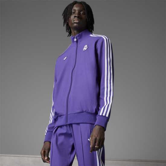 Adidas Real Madrid Terraces Icon Tracksuit Top Adidas Real Madrid Terraces Icon Tracksuit Top