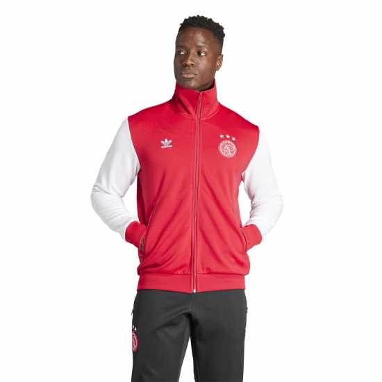 Adidas Спортно Горнище Ajax Amsterdam Essentials Track Jacket Adults  Футболни тренировъчни якета
