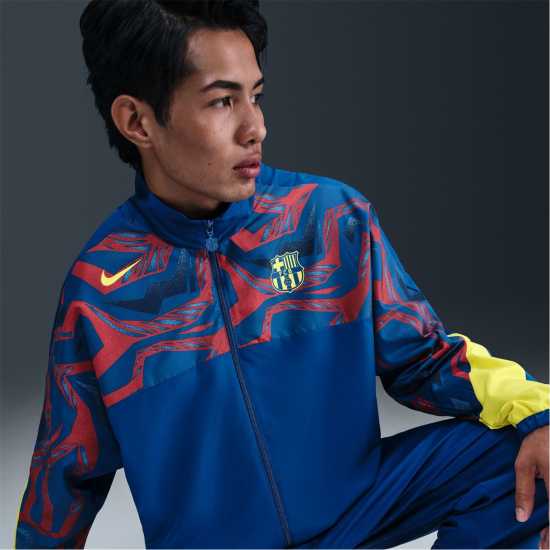 Nike Fcb Se Wovn Jkt Sn54  Футболни тренировъчни горнища