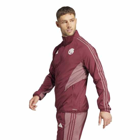 Футболни тренировъчни якета Adidas Bayern Anthem Jacket 2023 2024 Adults Adidas Bayern Anthem Jacket 2023 2024 Adults Футболни тренировъчни якета